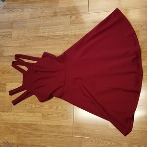 B Darlin true red semi formal dress sz 1/2